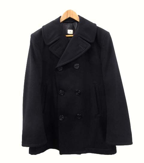 ヴィンテージ VINTAGE 90s 米軍 US NAVY Pコート ウール ブラック 36S