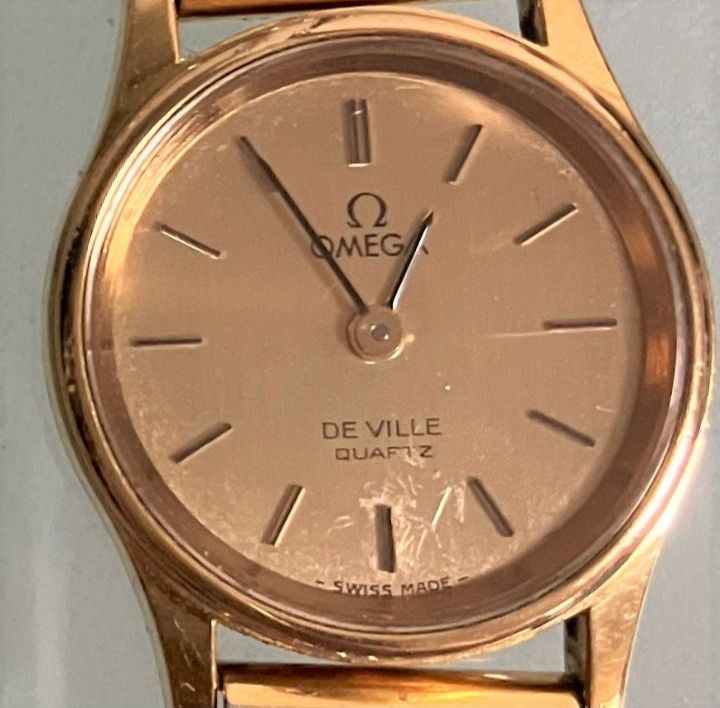 ☆OMEGA オメガ Ω/De Ville デビル☆クオーツ☆プッシュリューズ