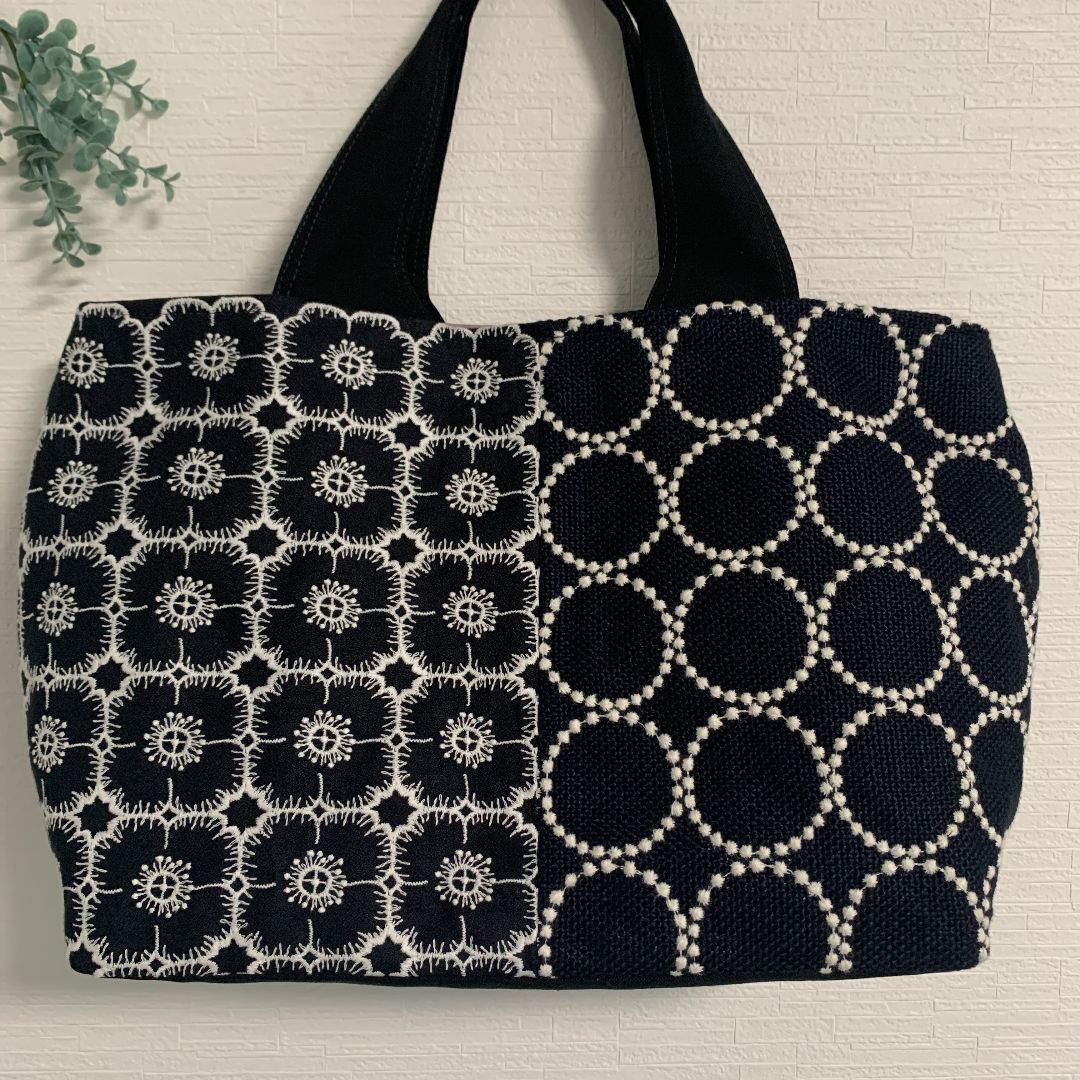 ☆ミナペルホネントートバッグ ハンドメイド yula Lサイズ