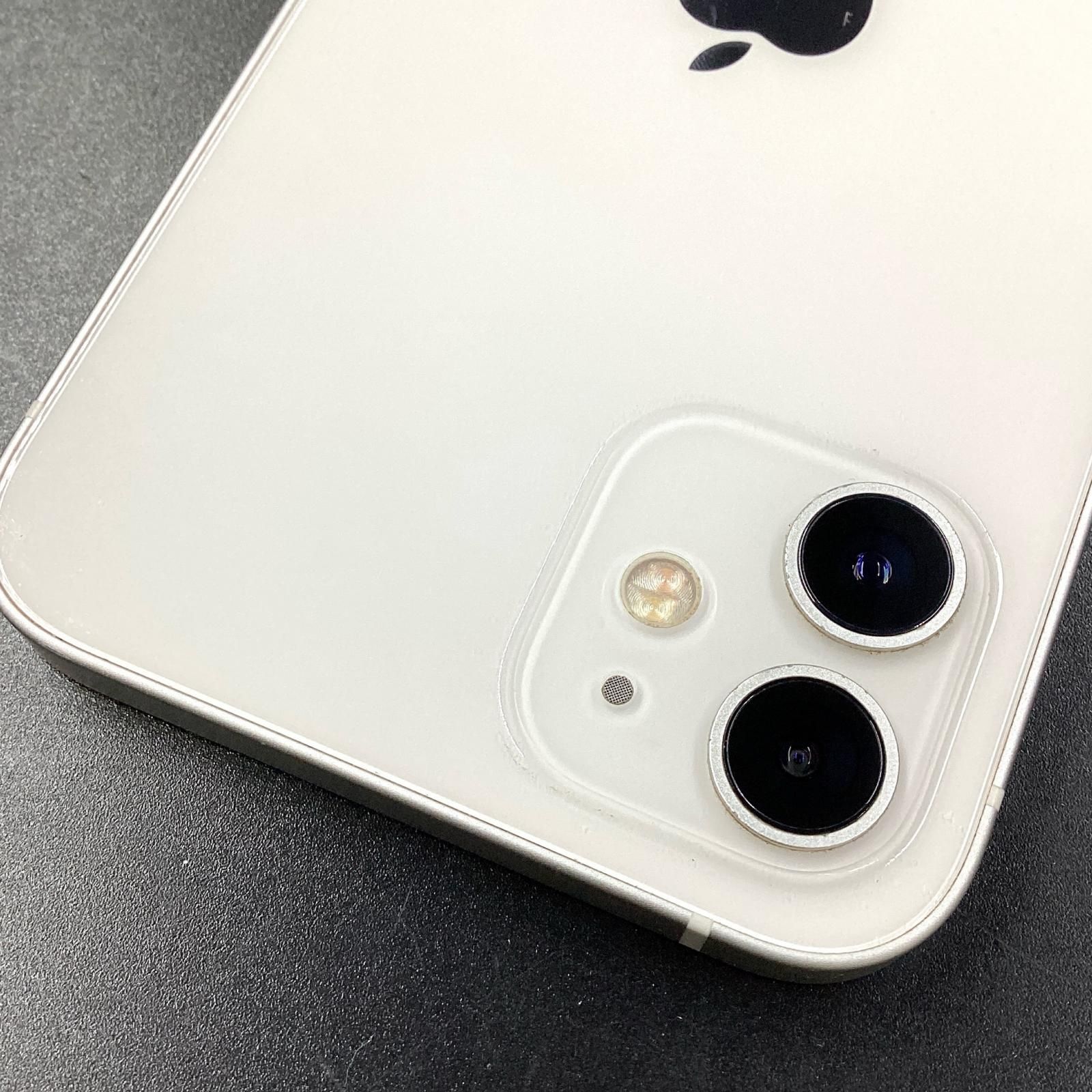 全額返金保証】【最速発送】Apple iPhone 12 256GB ホワイト au 77