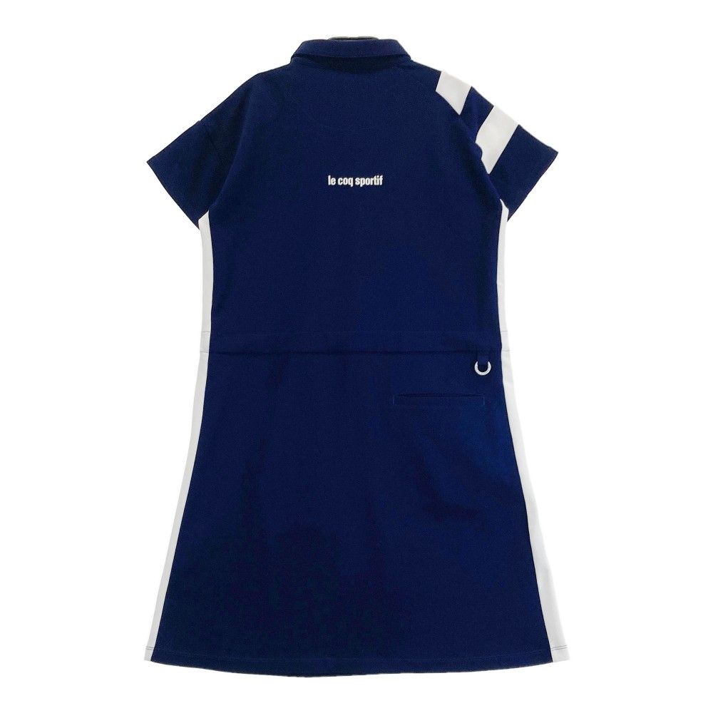 le coq sportif ゴルフ ワンピース M ネイビー サイズ：M LECOQ GOLF ルコックゴルフ 半袖ワンピース ネイビー系