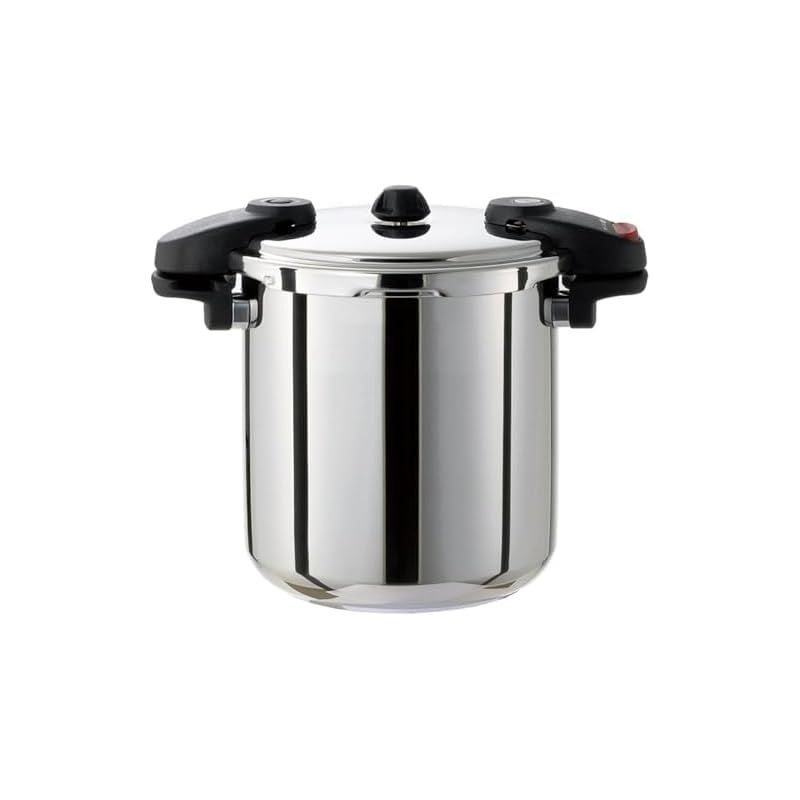 ワンダーシェフ wonderchef 圧力鍋 Pro MIDDLE 両手圧力鍋 10L IH対応 全面三層構造 ステンれす 業務用 プロ仕様 時短 高火力対応ハンドル プロミドル NMDA10 1