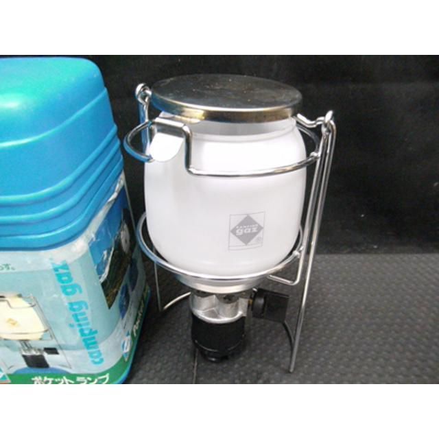 中古品 camping gaz キャンピングガス ポケットランプ ガスランタン