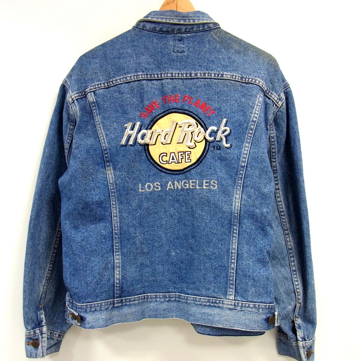 ハードロックカフェ ジージャン デニムジャケット オーストラリア シドニー 激レア 80年 ヴィンテージ USA製 Lee×Hard Rock CAFE PATD