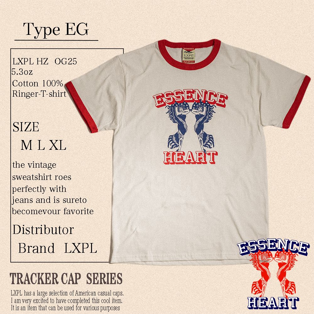 vintage USA製 TEXAS L♡VES design リンガー tee vintage USA製 TEXAS L♡VES design リンガー tee