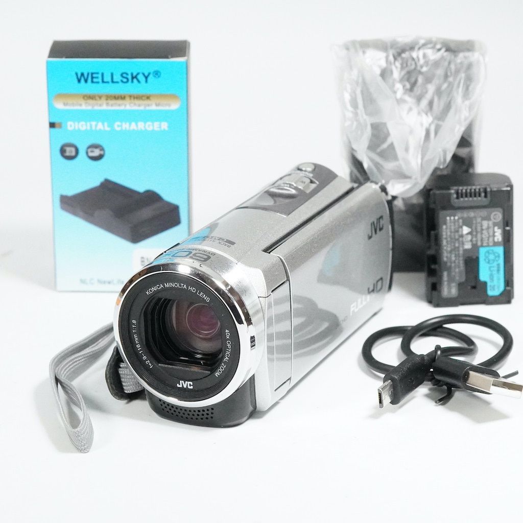 JVC Victor Everio GZ-E750-S シルバー 動作OK 返金保証 /1701 - メルカリ