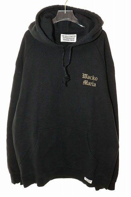 WACKO MARIAワコマリア　ヘビーウェイトロゴパーカー　スウェットフーディ ワコマリア WACKO MARIA ワンポイント ロゴ フーディ XXL