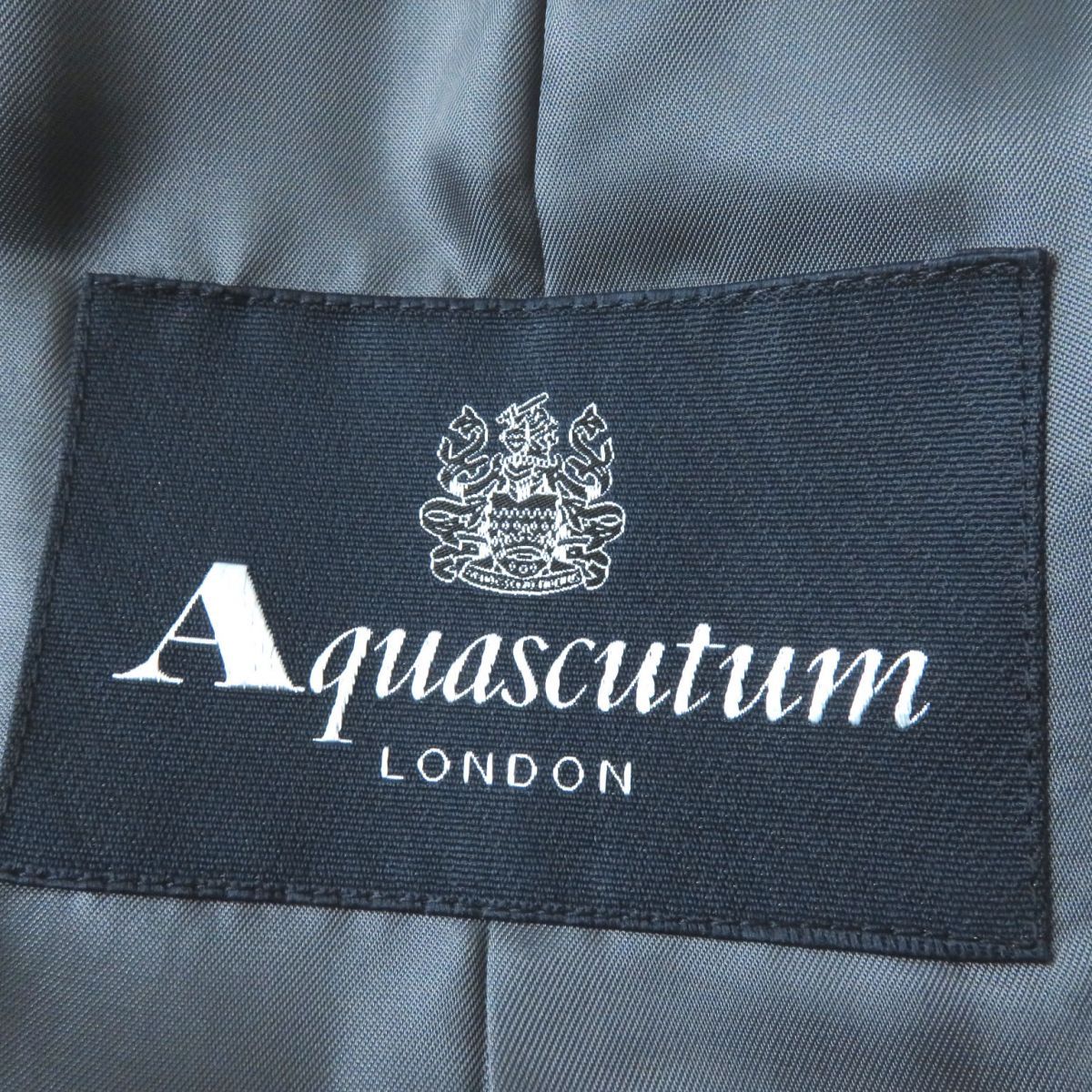 極美品◎正規品 日本製 Aquascutum LONDON アクアスキュータム ...