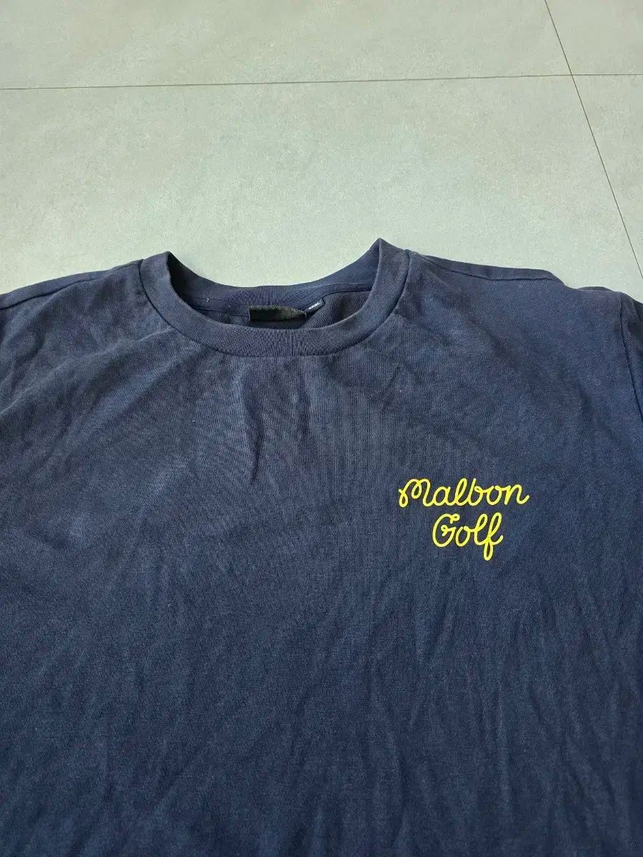 ゴルフ MALBON GOLF(マルボンゴルフ) ゴルフ ネイビー Tシャツ XXXL