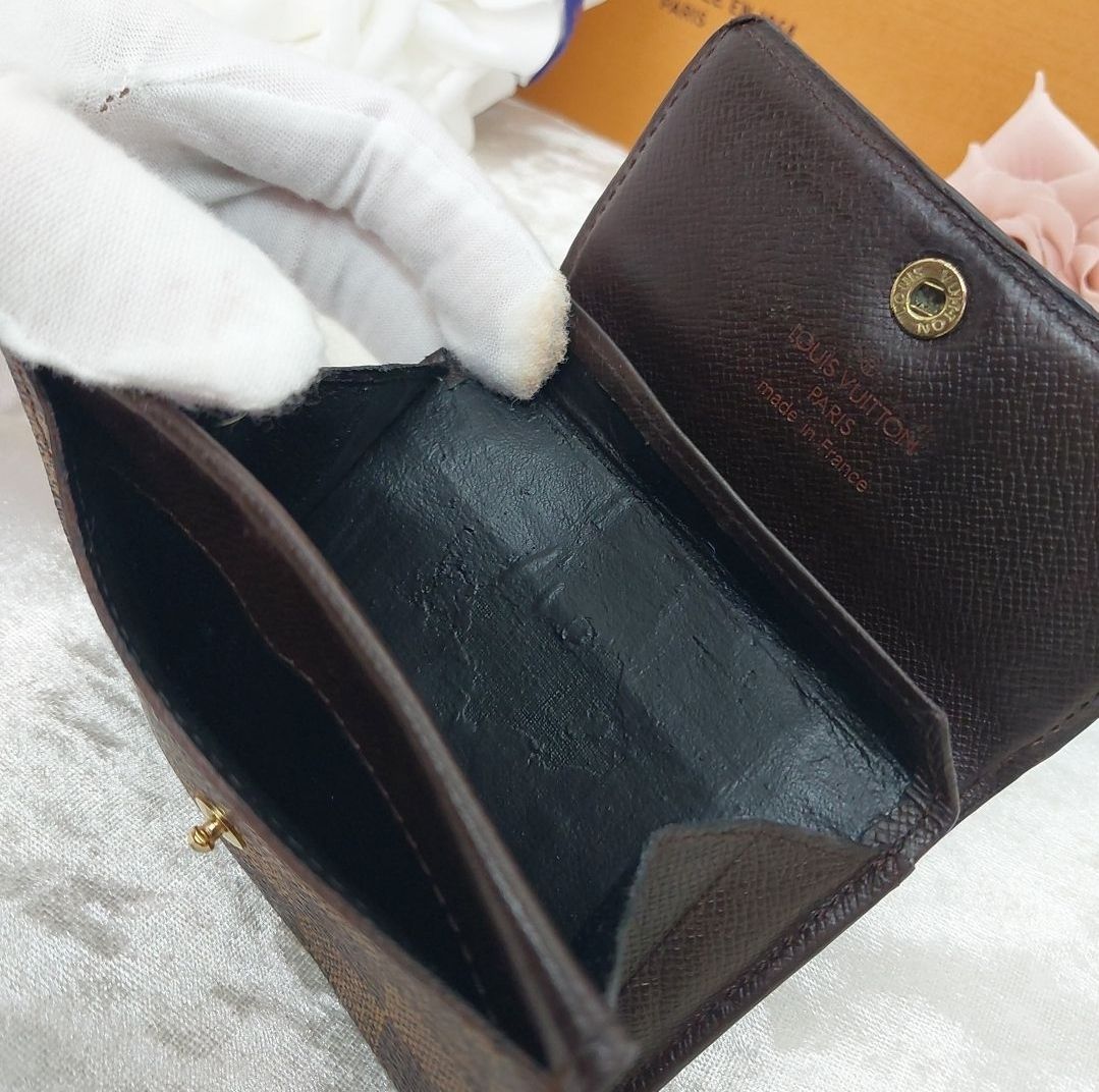 ヴィンテージ】ルイヴィトン ダミエ ポルトモネ プラ コイン