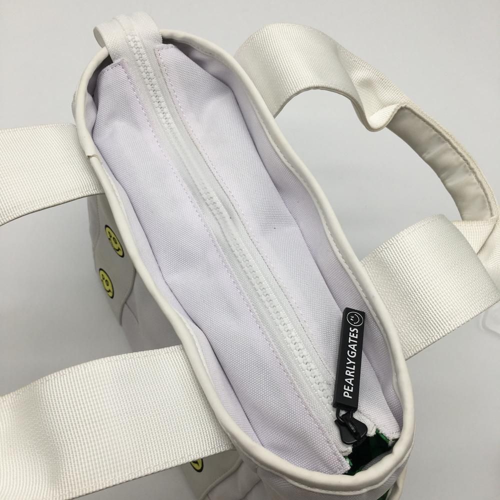 パーリーゲイツ カートバッグ 白×グリーン LoveGOLFシリーズ