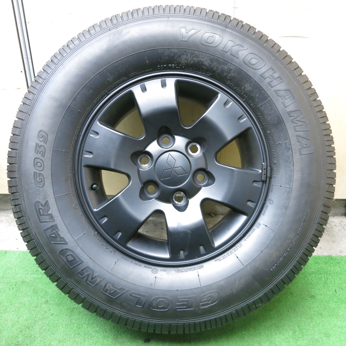 1本 三菱 パジェロ 純正 カスタム 265 70R16 ヨコハマ ジオランダー G039 スペア 16インチ PCD139.7 6H 5091002ナノ