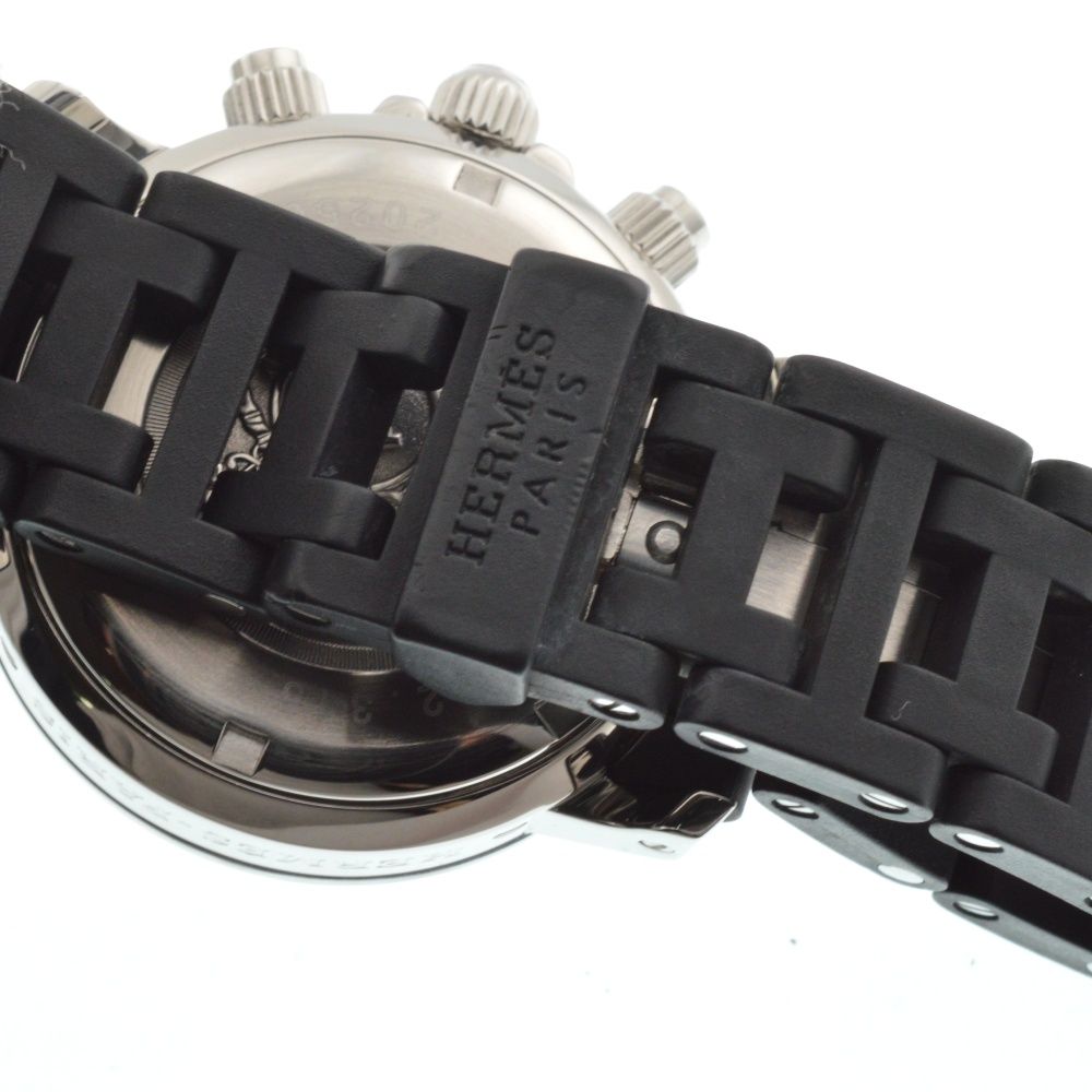 値下 エルメス HERMES CL2.315 クリッパー ダイバー クロノグラフ