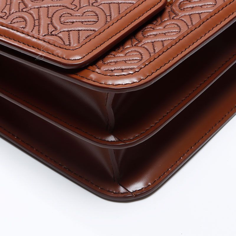 BURBERRY バーバリー ショルダーバッグ TB モノグラム レザー BURBERRY バーバリー ショルダーバッグ TB モノグラム レザー