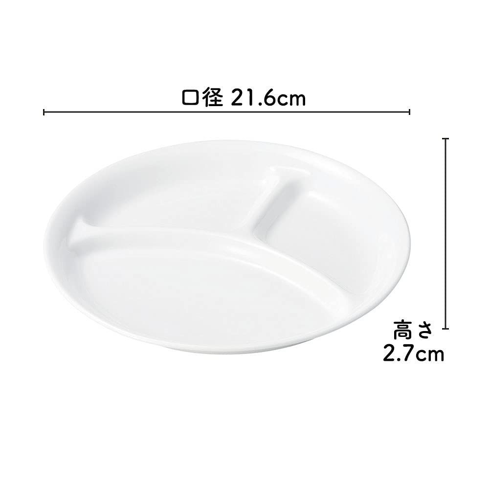 便利な三つ仕切ランチプレート