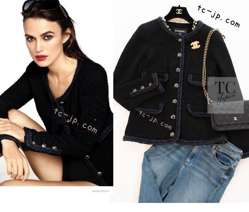 CHANEL ネイビー ヴィンテージジャケット サイズ42 美品 楽天市場】ヴィンテージ シャネル（スーツ・セットアップ