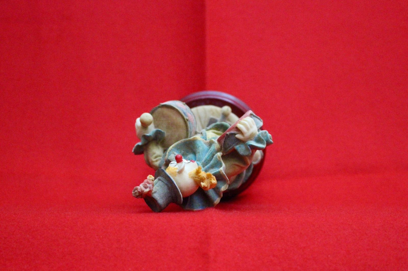 イタリア雑貨・ピエロコレクション【ハートのピエロ　ドラム】 イタリア雑貨・ピエロコレクション【ハートのピエロ ドラム】 - メルカリ