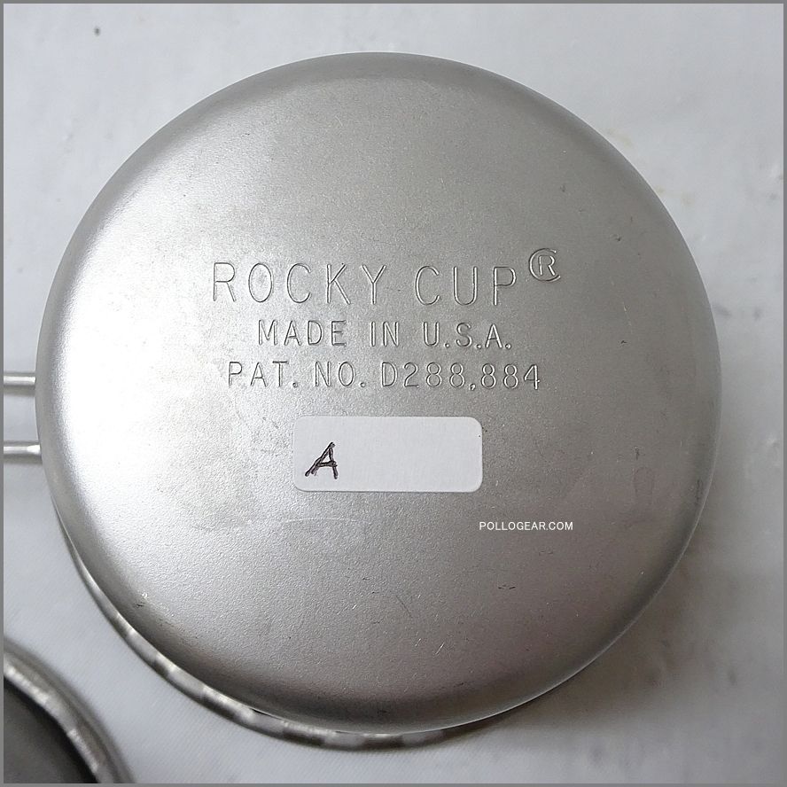 【希少品】ロッキーカップ　R刻印　ハーフパイント　ml表記あり ROCKY CUP (ロッキーカップ) シェラカップ 250ml USA製/ Rマーク
