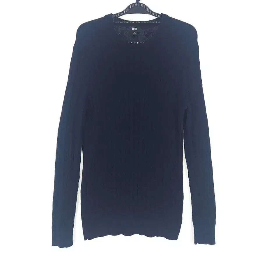 【雷市場（ポンジャン）商品韓国直送】 メンズ L UNIQLO(ユニクロ) カシミヤブレンド ケーブル ニット セーター Y4C ー 222 /ビンテージフレンド