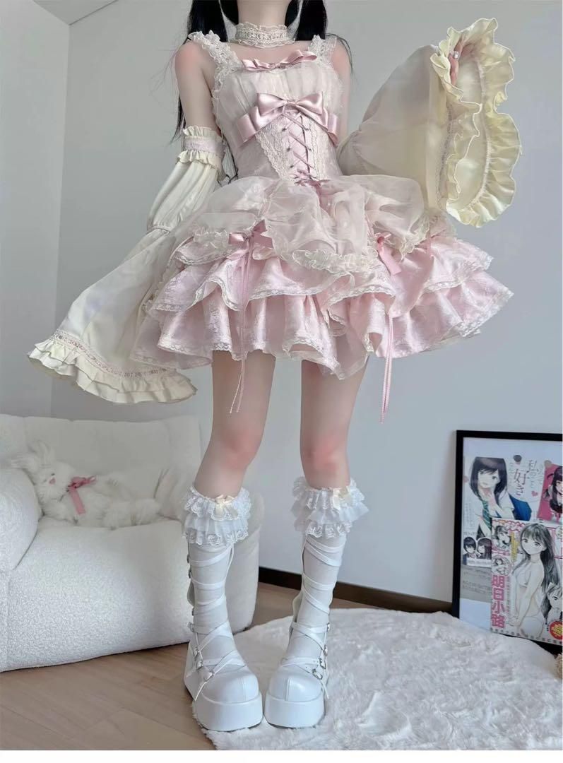 ゴスロリ ロリータ アイドル ゴシック プリンセスドレス