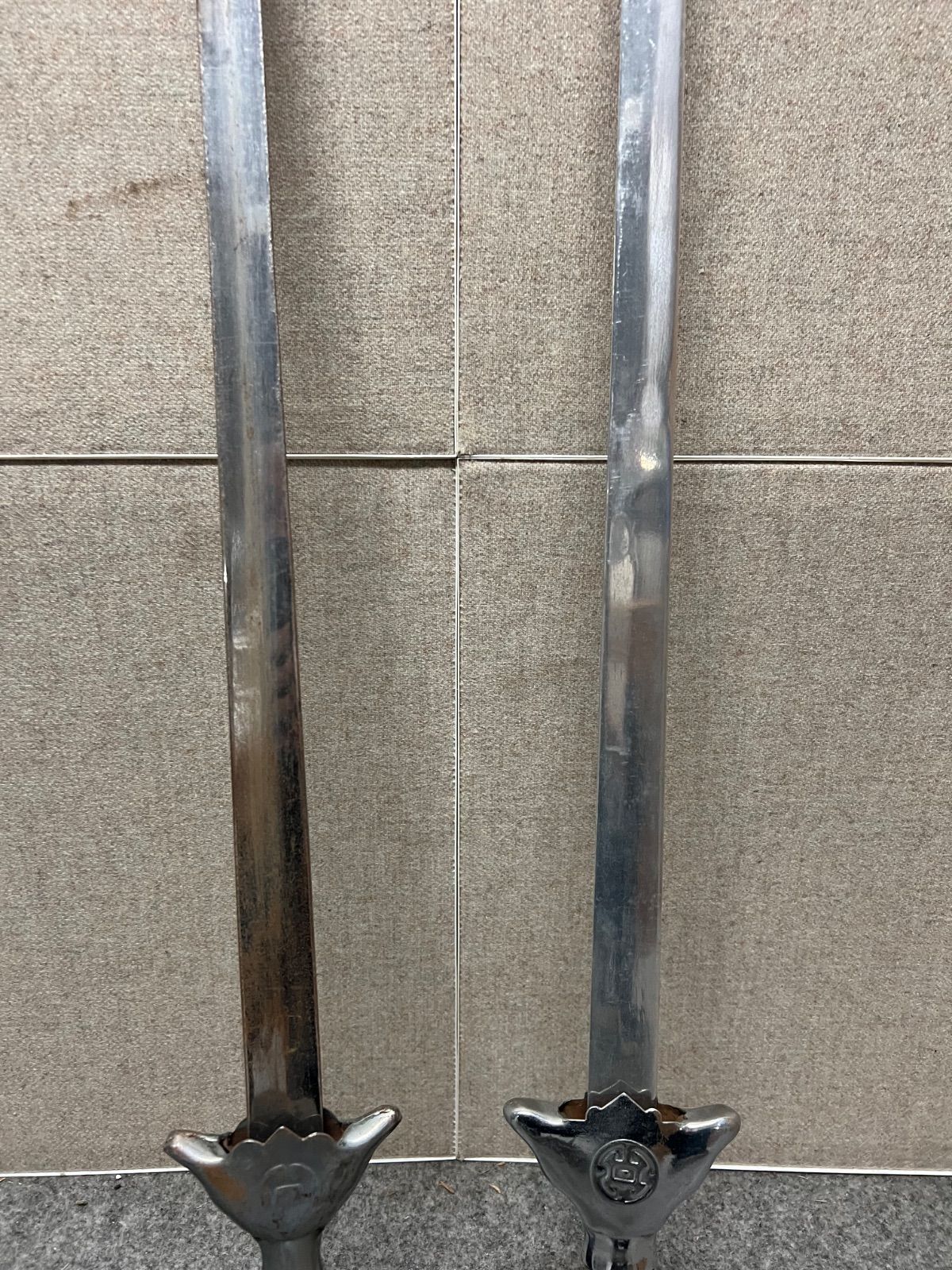 中国剣 2本セット 模造刀 ビンテージ装飾品 ⭐︎ ヴィンテージ 模造刀
