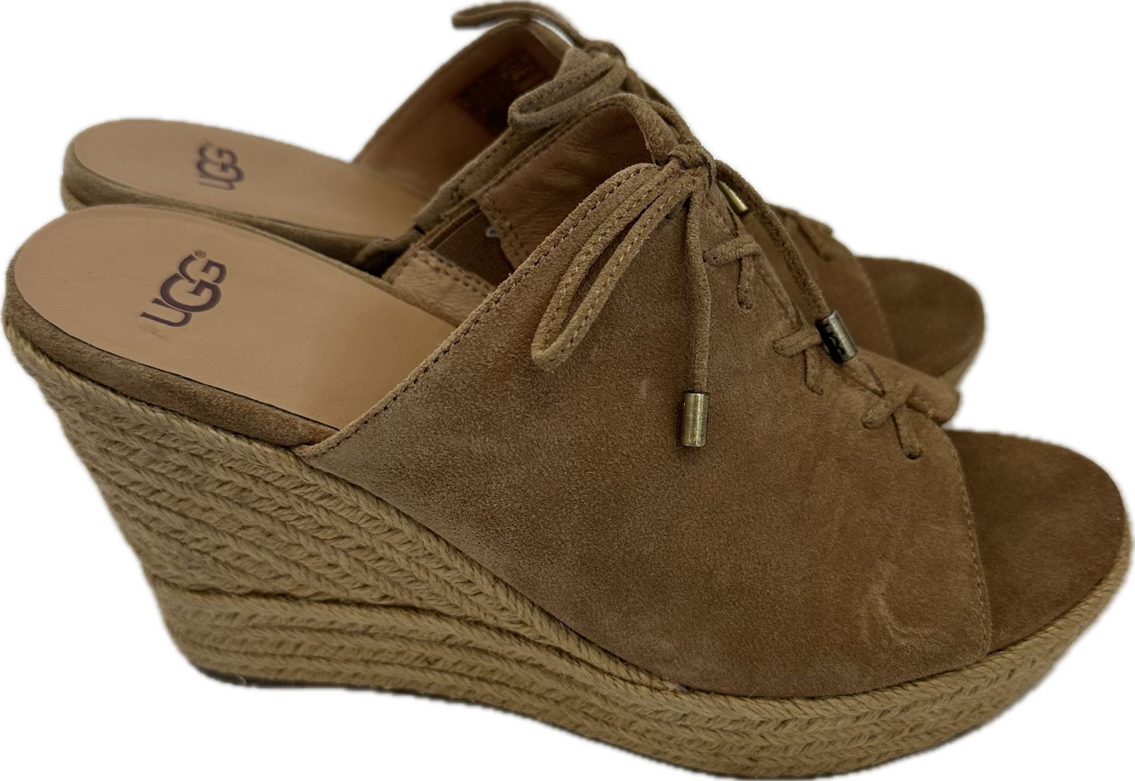 ▽ 未使用品UGG ウェッジソールサンダル　スウェード 25cm ▽ 未使用品UGG ウェッジソールサンダル スウェード 25cm