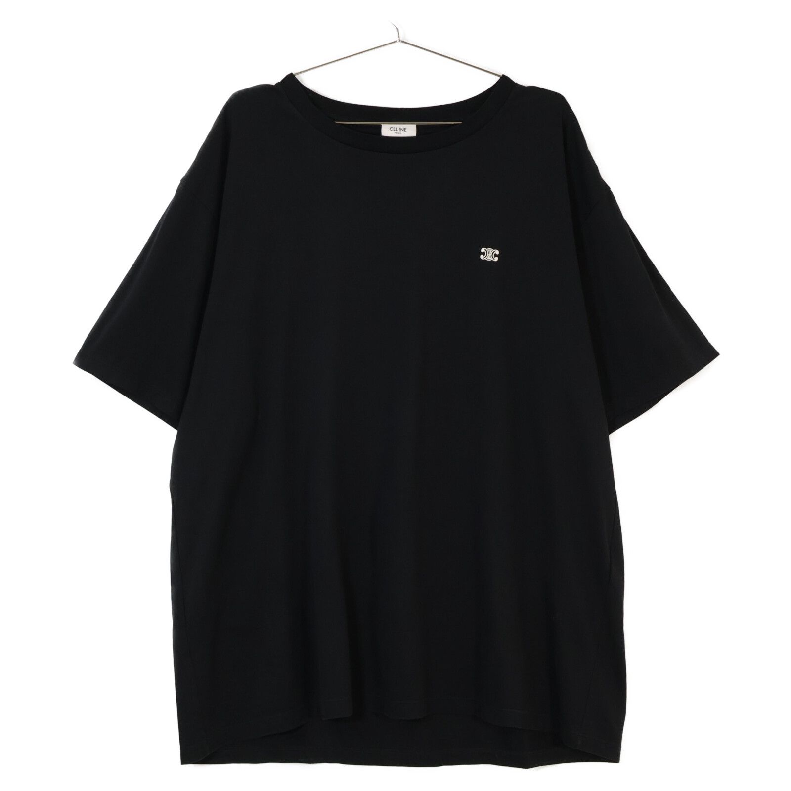 25SS【国内在庫】CELINE セリーヌ トリオンフ刺繍 ロゴＴシャツ CELINE セリーヌ Tシャツ 2X99C671Q.38WL レディース クルー