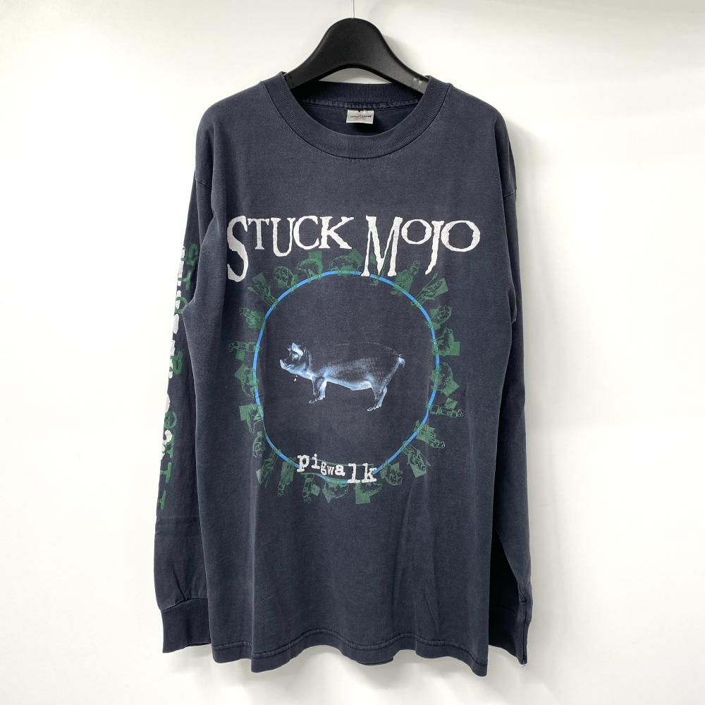 90s STUCK MOJO SOUEAL like a pig TOUR 96|97 L|S サイズL ブラック ロンT スタックモジョ 17