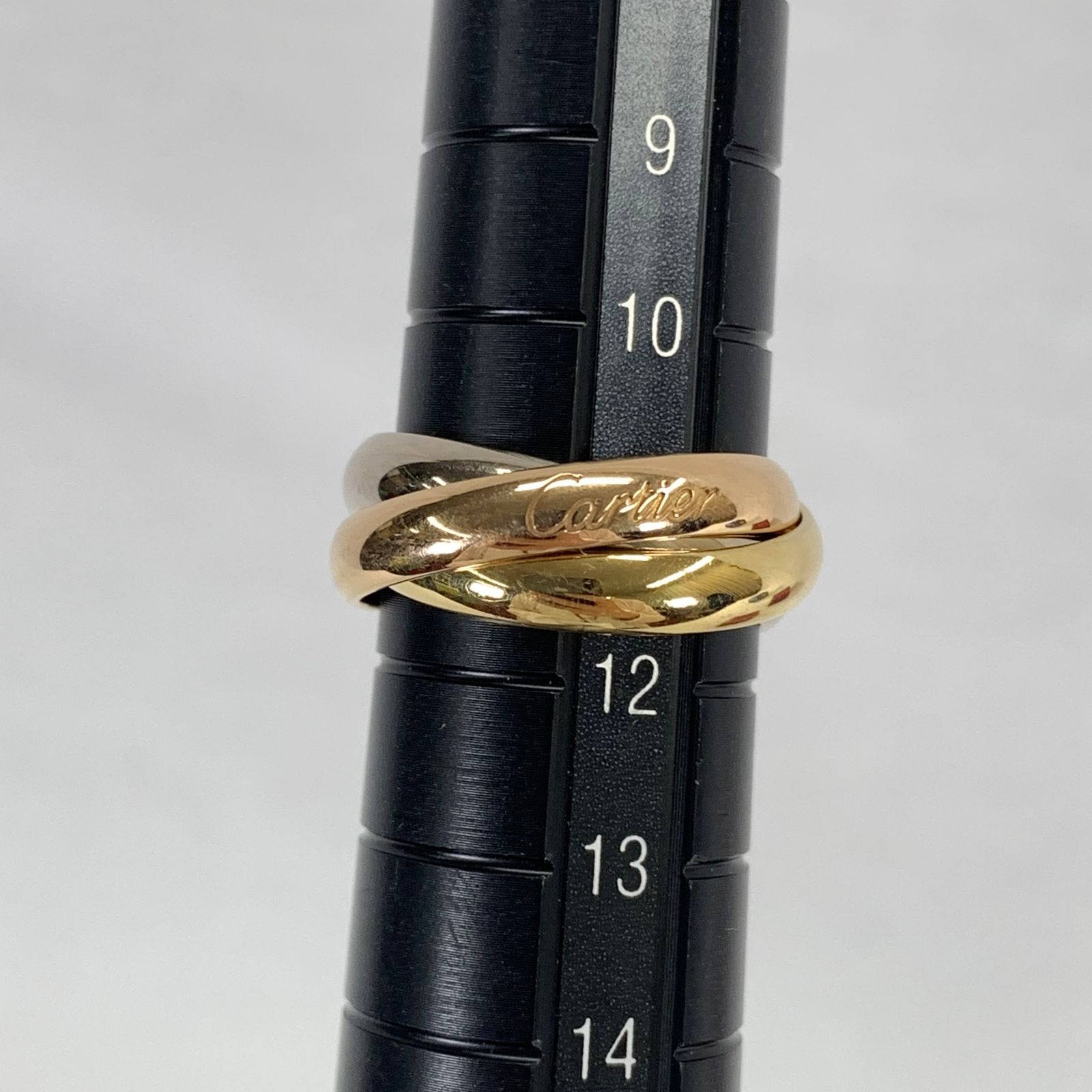 Cartier カルティエ トリニティ リング 指輪 K18 750(YG×PG×WG) 合計約8.4g