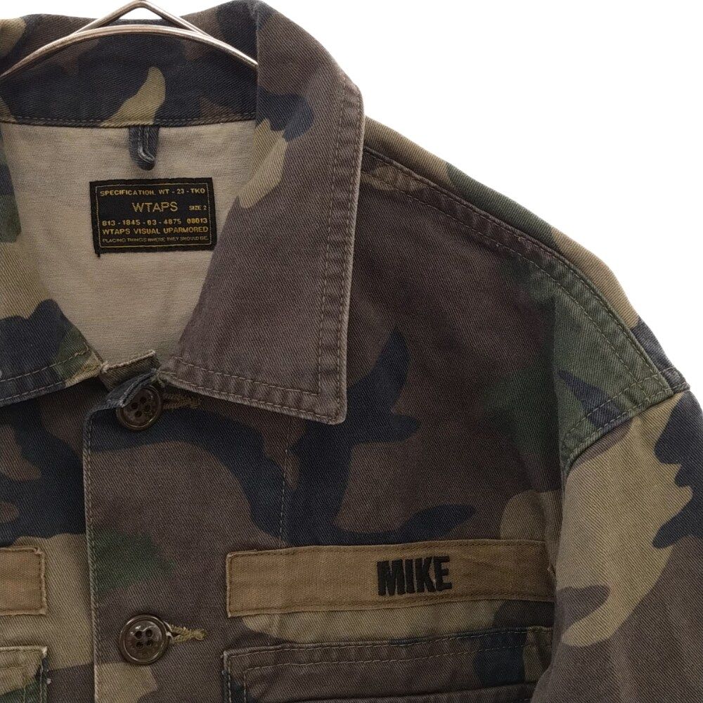 WTAPS SHIRT HBT ダブルタップスミリタリージャケット2 カモ