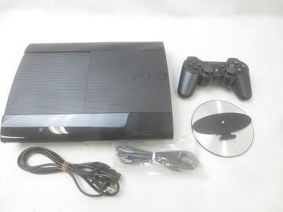 ゲーム プレイステーション3 PS3本体 CECH-4000C チャコールブラック 動作品 周辺機器付き