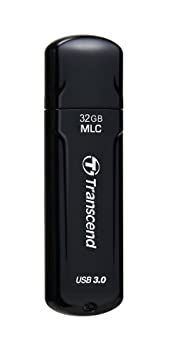 Transcend USBメモリ 32GB USB 3.0 キャップ式 ブラック TS32GJF750K