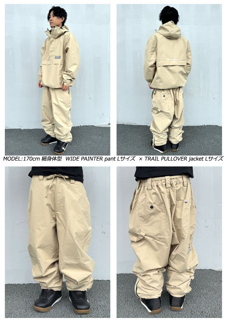 24-25 REPUBLIC & CO/リパブリック WIDE PAINTER pant メンズ レディース 防水パンツ スノーボードウェア  スノーウェアー 2025 - メルカリ