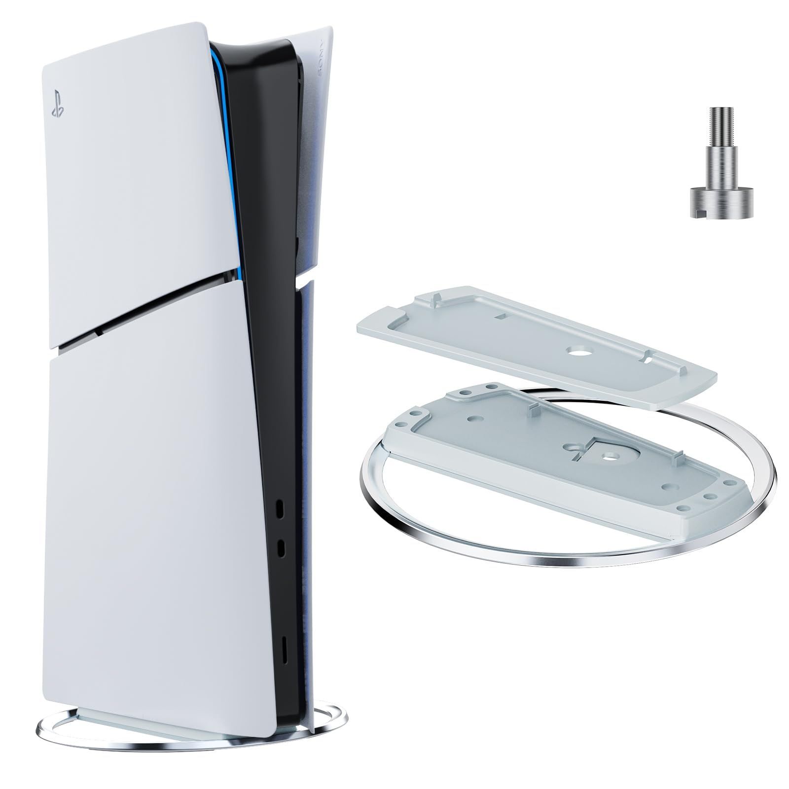【ラスト1点！】スタンド スタンド，ps5 縦置き，ps5 ps5 slim 縦置きスタンド（ネジ付），PS5スリム/PS5コンソールデジタル/ディスク版用メタルスタビライジングベース，TanReginal スタンドps5 周
