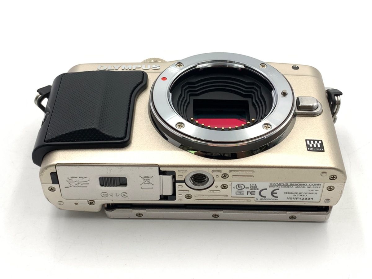  オリンパス PEN Lite E PL 6 ボディ シルバー ミラーレス一眼 デジタルカメラ