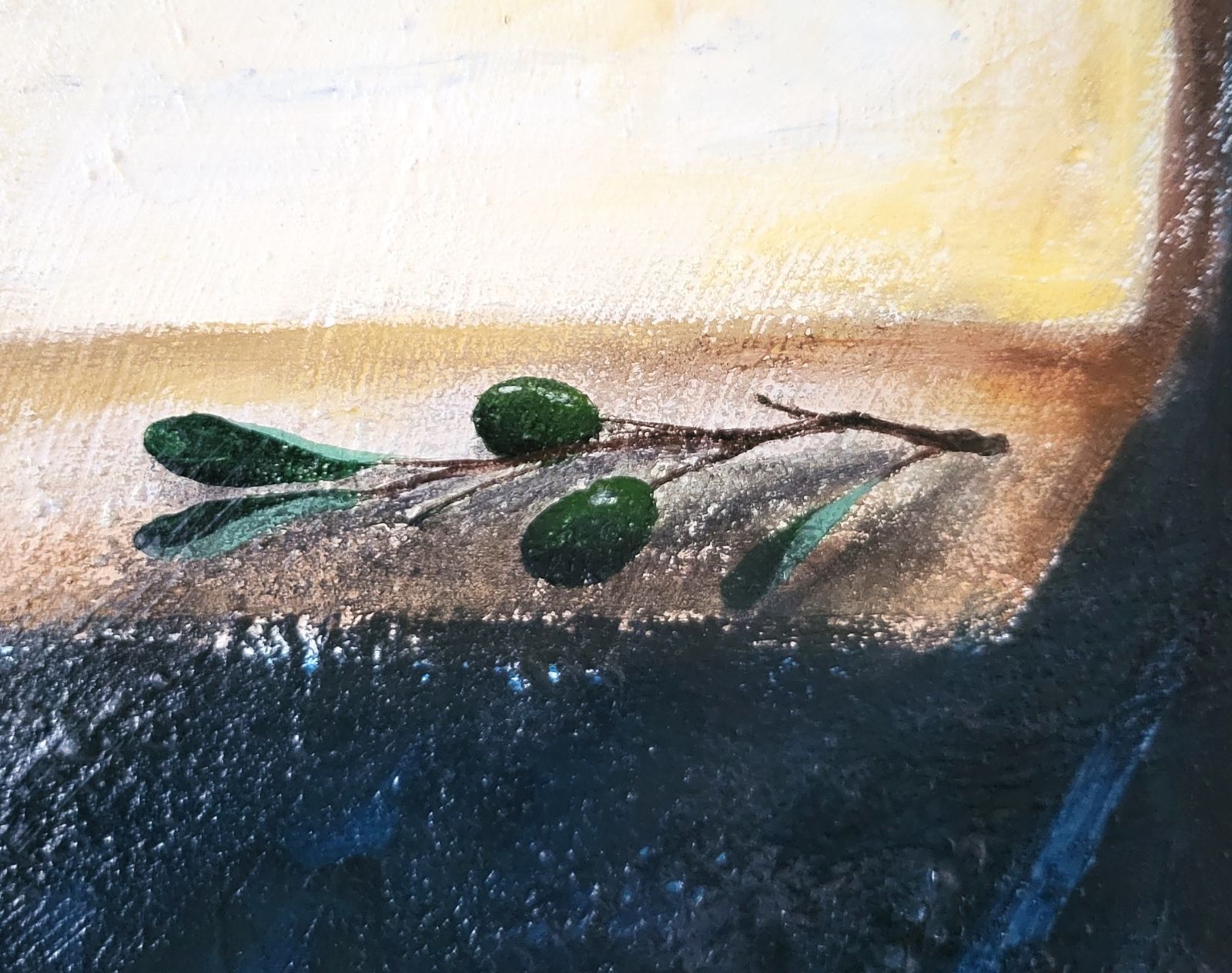 戦場に在る静寂の時 / モダン画 145×112㎝ キャンバス F80 原画限り 戦場に在る静寂の時 / モダン画 キャンバス 145×112㎝ F80号