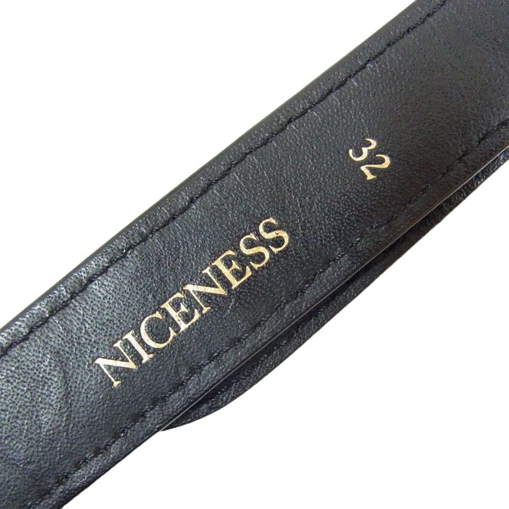 ナイスネス NICENESS NN-3601A11 COMER Wバックル カイマン レザー