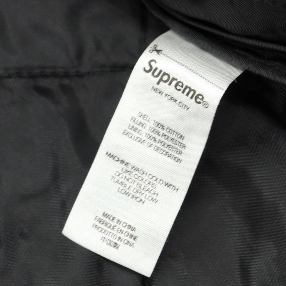 シュプリーム Supreme 2022年秋冬 Quilted Corduroy Shirt コーデュロイ キルティング シャツ ブルゾン【サイズS】【メンズ】