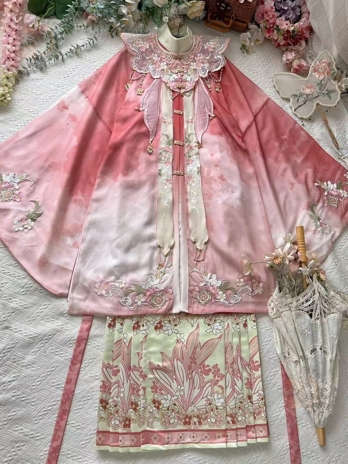 【今だけ！セール開催中】 コスチューム 漢服 ステージ衣装 中華風 仙女服 華服 撮影 ハロウィンコスプレセット L46 M250318-301 高品質で。