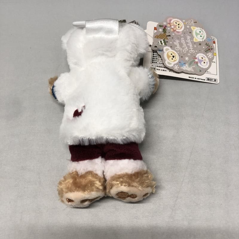 ダッフィー　ジョリーウィンターホリデー　ぬいぐるみバッジ 中古】東京ディズニーシー ダッフィー ジョリーウィンター