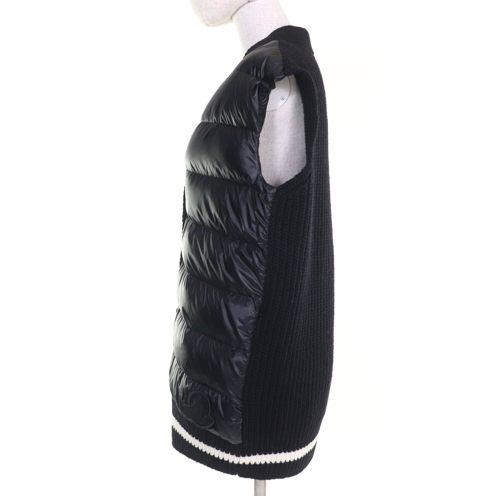未使用品☆MONCLER モンクレール 23AW GILET TRICOT デカロゴ