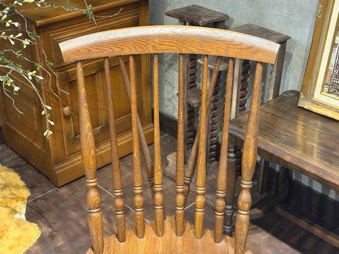 KMK 無垢材　ウィンザーチェア　スポークチェア　飛騨産業　アンティーク　SZ KMK 無垢材 ウィンザーチェア スポークチェア 飛騨産業 アンティーク SZ