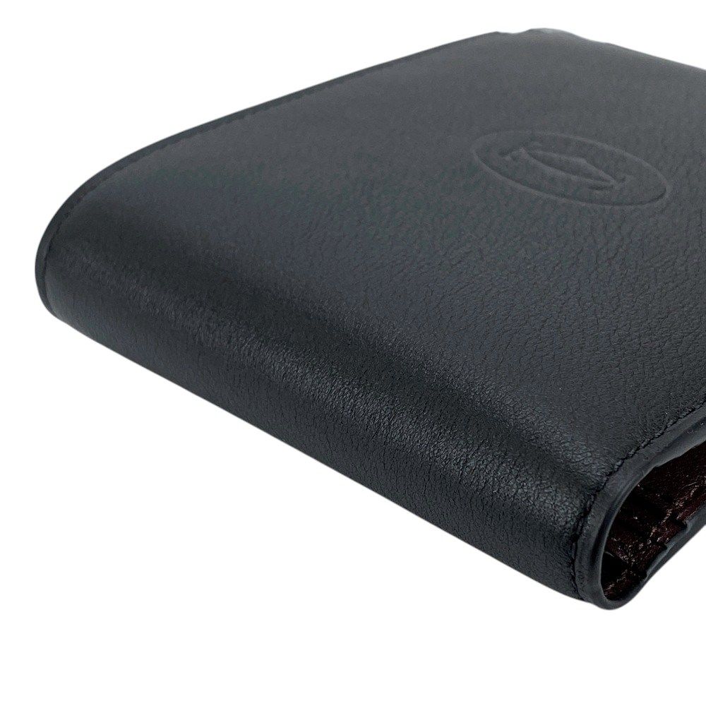 □未使用□ カルティエ 2つ折り 財布 小銭入れ マストライン レザー