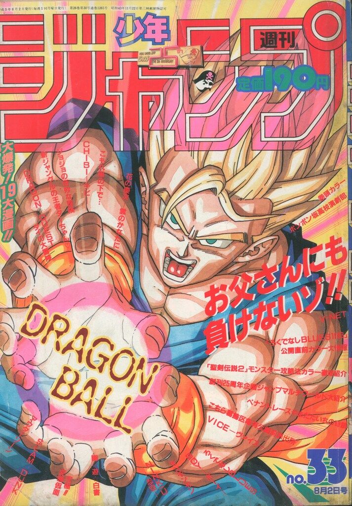 集英社 週刊少年ジャンプ 1993年(平成5年)33 9333 - メルカリ