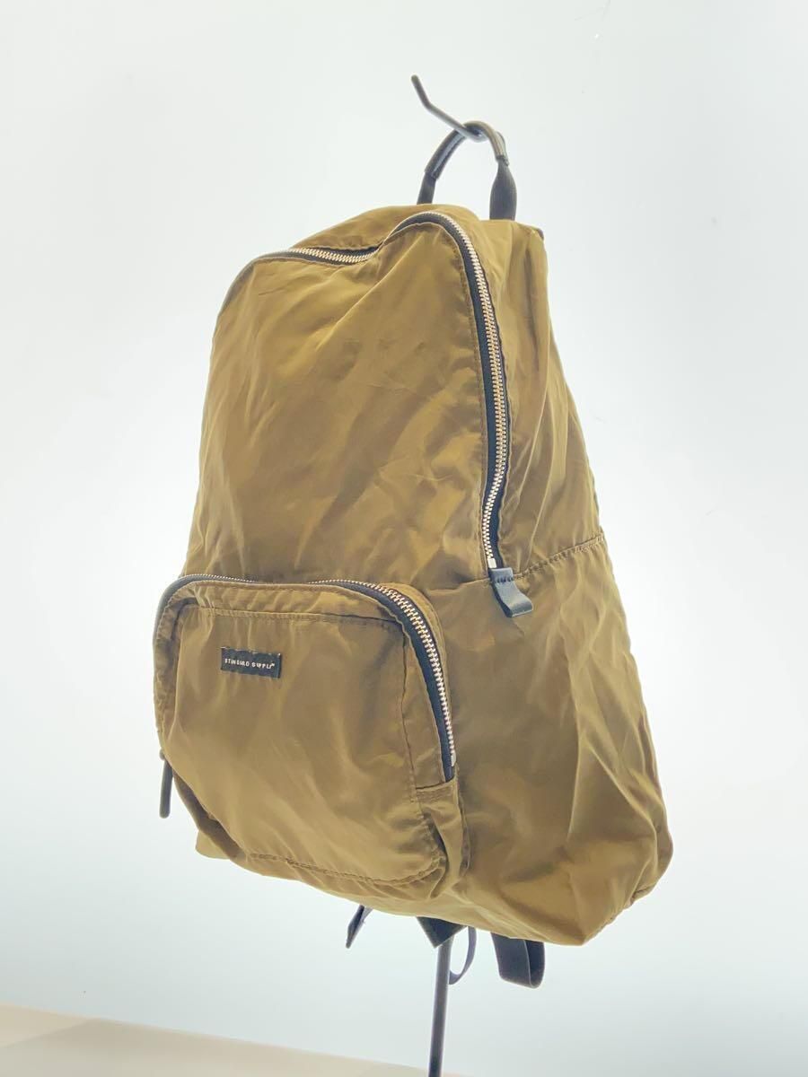 STANDARD SUPPLY WEEKENDER PACKABLEDYPACK リュック ポリエステル カーキ 無地 薄汚れ有