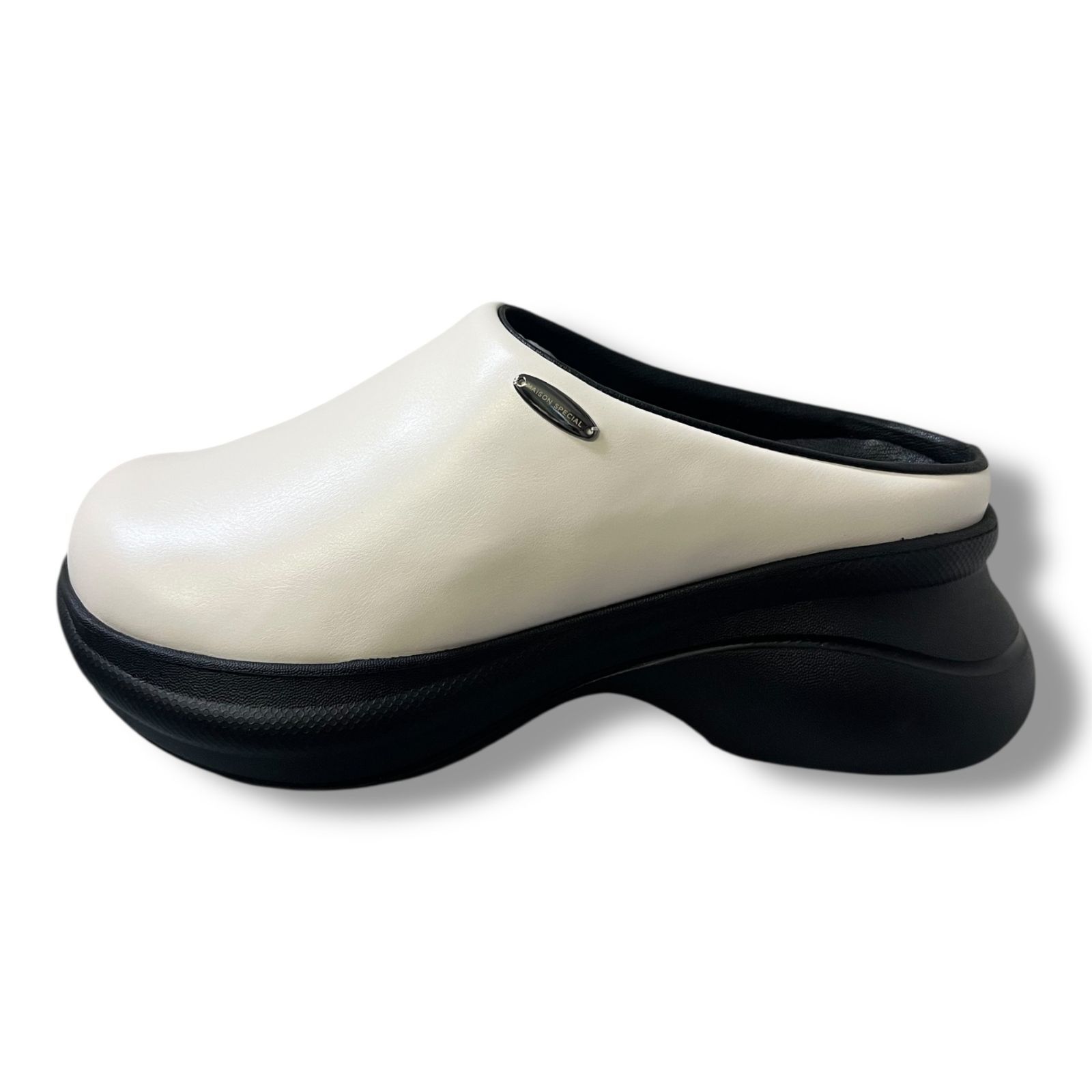 参考上代22000円 未使用品 MAISON SPECIAL Vegan Leather Sabot