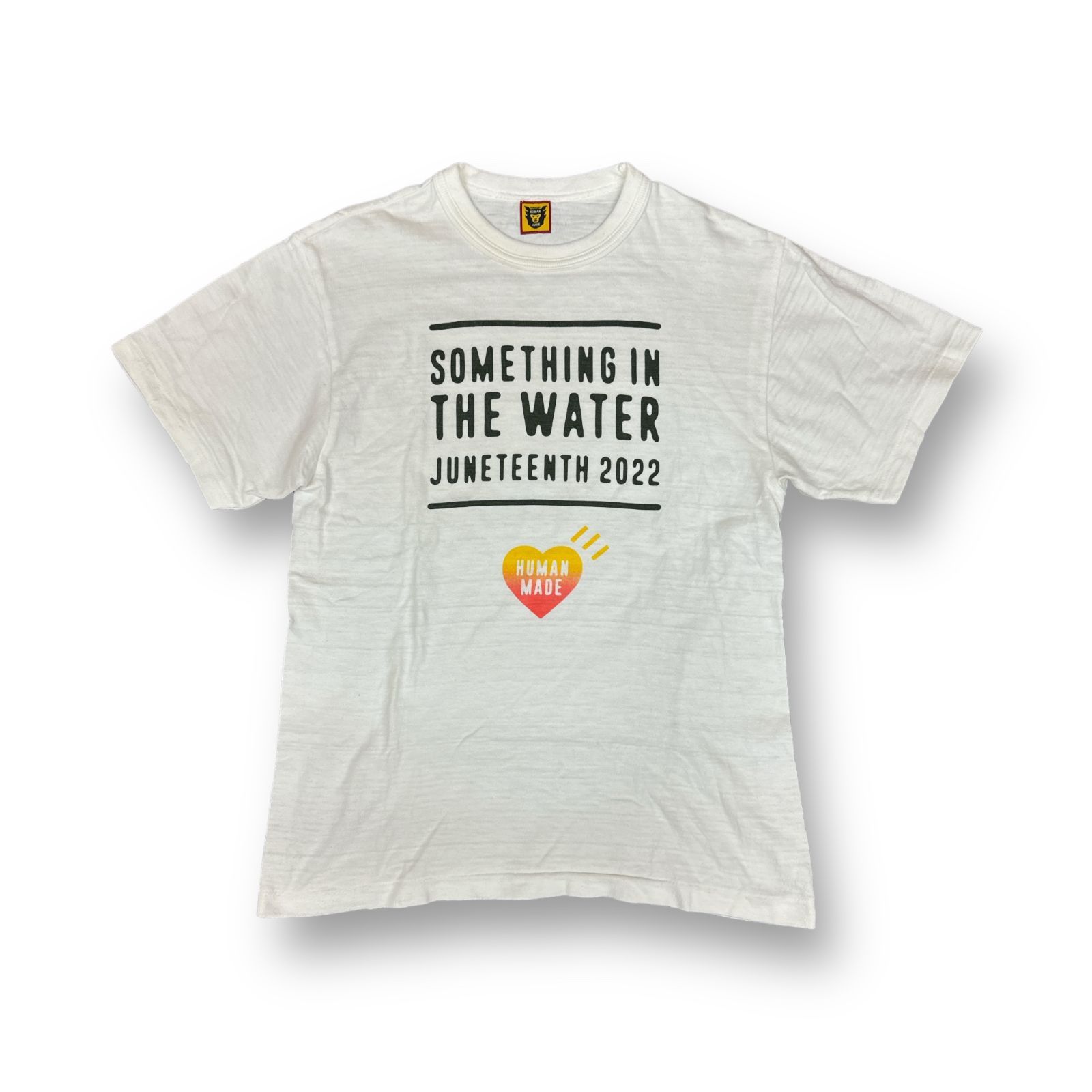 HUMAN MADE SOMETHING IN THE WATER T-SHIRT サムシングインザウォーターTシャツ カットソー ヒューマンメイド  ホワイト S 71485A6 - メルカリ