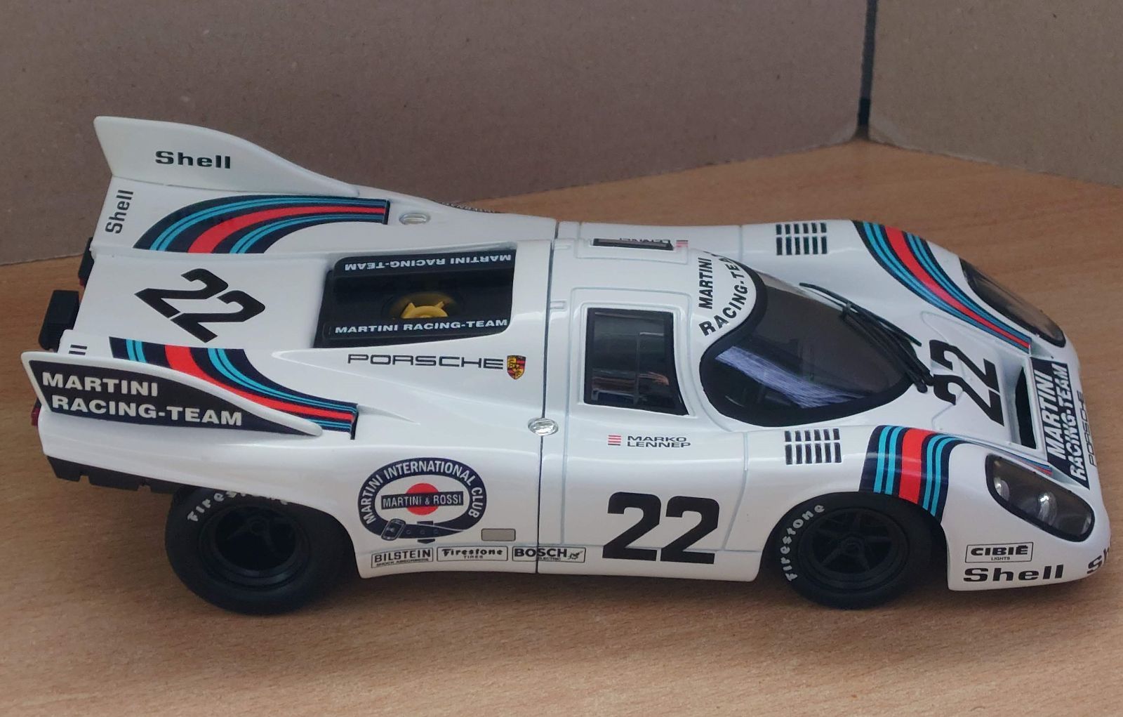 1/18 ポルシェ917K 1971ル・マン優勝 Marko/van Lennep #22 ノレブ製