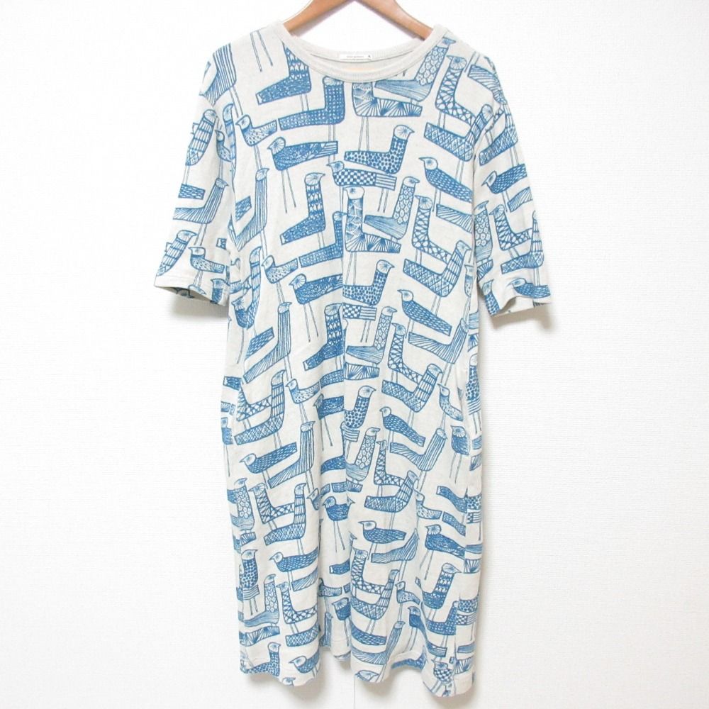 良品 mina perhonen ミナペルホネン mingling ニットワンピース サイズ 