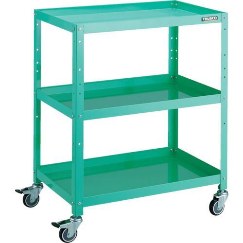 ＴＲＵＳＣＯ ツールワゴン ラビットワゴン ７００Ｘ４５０ ウレタン車輪 ヤンググリーン